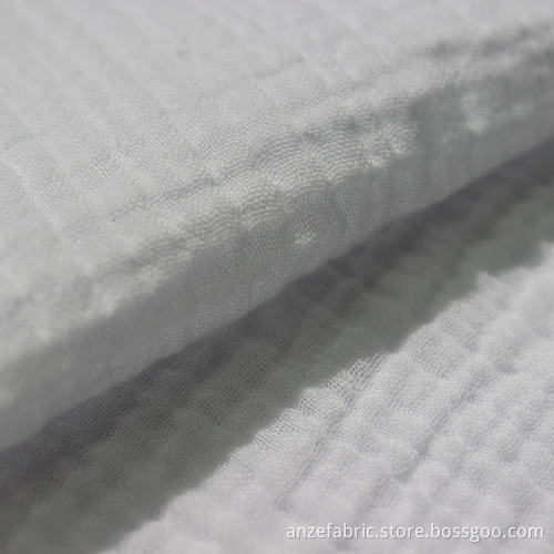 double layer 100% cotton gauze fabric